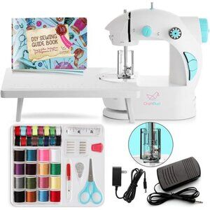 Mini Sewing Machine for Beginners, 48-Piece Portable Sewing Machine